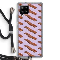 Bacon to my eggs #2: Samsung Galaxy A42 5G Transparant Hoesje met koord