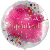 Hartelijk gefeliciteerd confetti