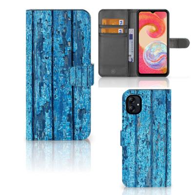 Samsung Galaxy A04e | Book Style Case | Wood Blue