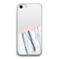 A touch of peach: iPhone SE 2020 Transparant Hoesje