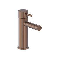 MAY Stilo Eenhendel wastafelmengkraan opbouw model S Geborsteld mat koper PVD 6800505