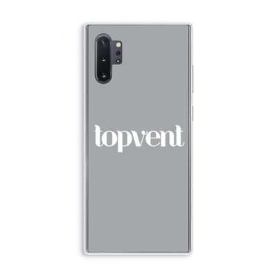 Topvent Grijs Wit: Samsung Galaxy Note 10 Plus Transparant Hoesje