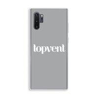Topvent Grijs Wit: Samsung Galaxy Note 10 Plus Transparant Hoesje