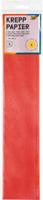 Crepepapier folia 50x250cm 10vel 134 vuurrood