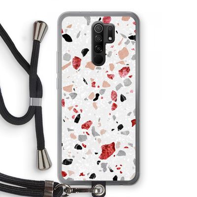 Terrazzo N°12: Xiaomi Redmi 9 Transparant Hoesje met koord