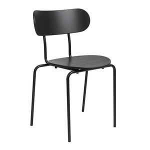 Gubi Coco Stoel - Zwart Gebeitst Essen Gubi Coco Stoel - Zwart Gebeitst Essen
