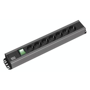 Bachmann 300.004 power uitbreiding 2 m 9 AC-uitgang(en) Zwart, Grijs