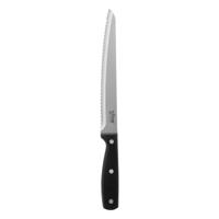 Secret de Gourmet broodmes Essential - 1x stuks - RVS - zwart - 33 cm Secret de Gourmet broodmes Essential - 1x stuks - RVS - zwart - 33 cm