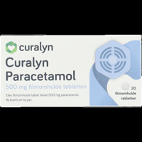 Curalyn Paracetamol Filmomhuld 500MG 20 Stuks bij Jumbo