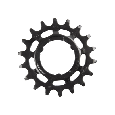 KMC tandwiel shimano narrow 18t achter zwart