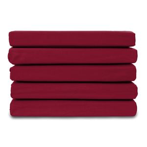 Ten Cate Katoensatijnen Hoeslaken - 140x200 - Rood