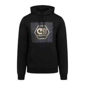 Cruyff - Explore Hoodie - Zwart/ Goud