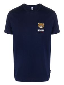 Moschino t-shirt à imprimé Leo Teddy - Bleu