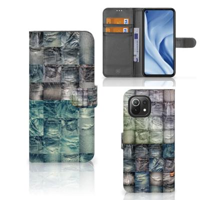 Wallet Case met Pasjes Xiaomi 11 Lite 5G NE | Mi 11 Lite Spijkerbroeken