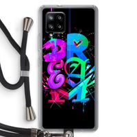 Dream: Samsung Galaxy A42 5G Transparant Hoesje met koord