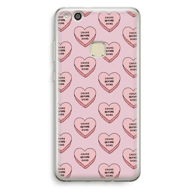 Chicks before dicks: Huawei Ascend P10 Lite Transparant Hoesje