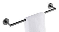 Handdoek rek Alonzo | Wandmontage | 66.5 cm | Enkel | Gun metal