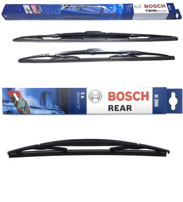 Bosch Ruitenwissers voordeelset voorzijde + achter 611SH306