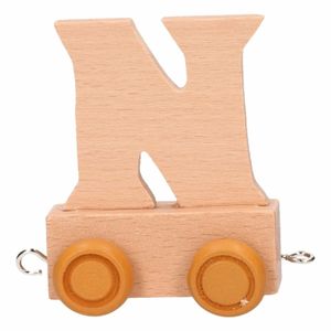 Houten letter trein N