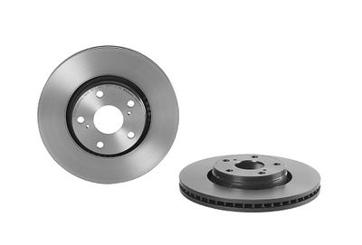 Remschijf COATED DISC LINE BREMBO, Remschijftype: Binnen geventileerd, u.a. fÃ¼r Toyota