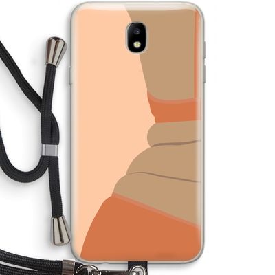 Bikini: Samsung Galaxy J7 (2017) Transparant Hoesje met koord