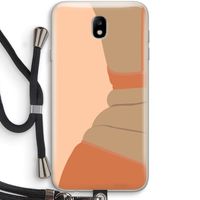 Bikini: Samsung Galaxy J7 (2017) Transparant Hoesje met koord
