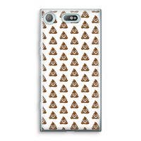 Poop emoji: Sony Xperia XZ1 Compact Transparant Hoesje