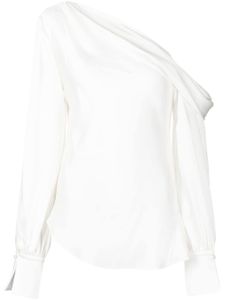 Simkhai blouse Alice à fini satiné - Blanc