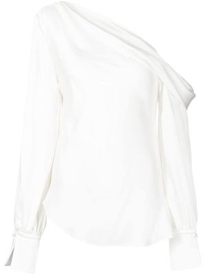Simkhai blouse Alice à fini satiné - Blanc