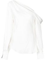 Simkhai blouse Alice à fini satiné - Blanc