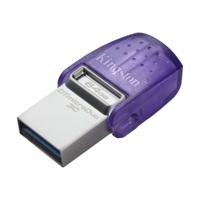 USB stick Kingston microDuo 3C Staal Paars 64 GB