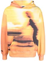 Pleasures Hoodie met print - Oranje - thumbnail