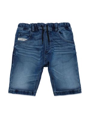 Diesel Kids short JoggJeans en jean - Bleu