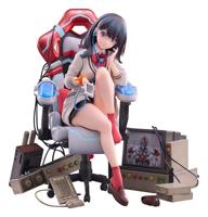 SSSS. Gridman Universe F:NEX PVC Statue Rikka Takarada Gaming Chair Ver. 19 cm