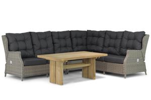 Garden Collections Chicago/Brighton 140 cm dining loungeset 5-delig