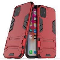 Schokbestendige PC + TPU case met houder voor 11 (rood)