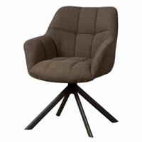 Eetkamerstoel Alba - dark brown