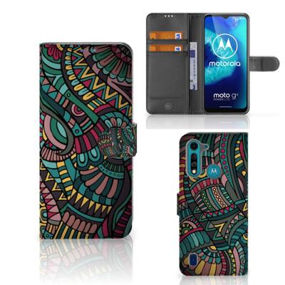 Motorola G8 Power Lite | Telefoon Hoesje | Aztec