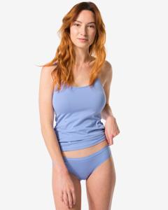HEMA Damesslip Perfect Comfort Katoen Blauw (blauw)