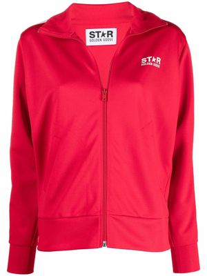 Golden Goose veste bomber à bandes à étoiles - Rouge