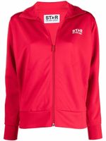 Golden Goose veste bomber à bandes à étoiles - Rouge