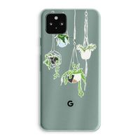 Hang In There: Google Pixel 5a 5G Transparant Hoesje