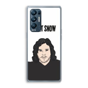 Let It Snow: Oppo Find X3 Neo Transparant Hoesje