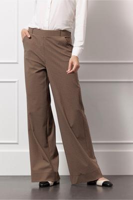Studio Anneloes Lexie Check Trousers 13091 Broek 1322 Caramel/latte