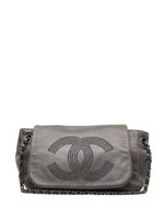 CHANEL Pre-Owned sac porté épaule Accordion Flap CC ( 2008-2009) - Gris