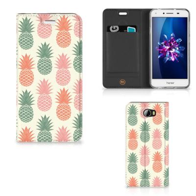 Huawei Y5 2 | Y6 Compact | Flip Style Cover | Ananas
