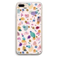 Terrazzo Memphis Pink: iPhone 7 Plus Transparant Hoesje