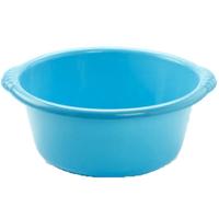 Plasticforte teiltje - afwasbakje - rond - 6 liter - blauw - Afmetingen 34 x 32 x 14 cm