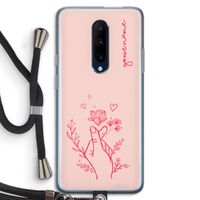 Giving Flowers: OnePlus 7 Pro Transparant Hoesje met koord