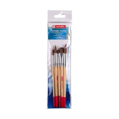 Talens art creation aquarelpenselenset v 5 - pony/polyester